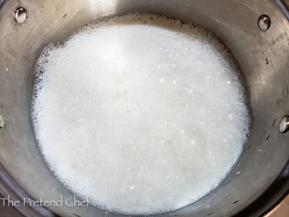 Soya Bean milk in a pot