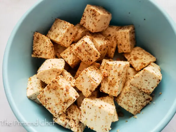 seasoned awara, tofu