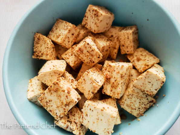 seasoned awara, tofu