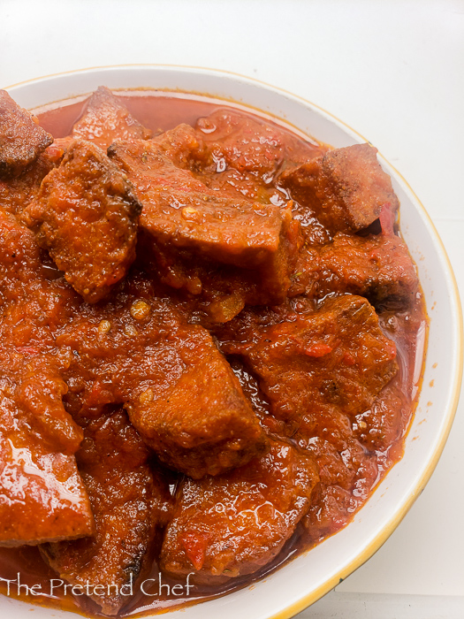 Easy Awara Tomato Stew (Tofu Tomato Sauce)