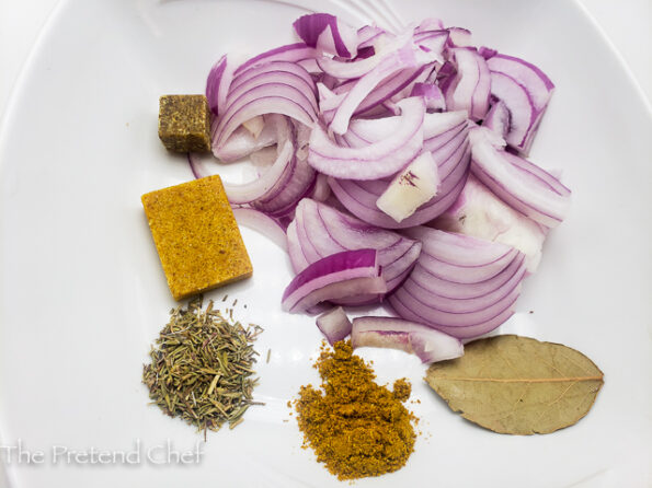 ingredients for Easy Awara Tomato Stew (Tofu Tomato Sauce)