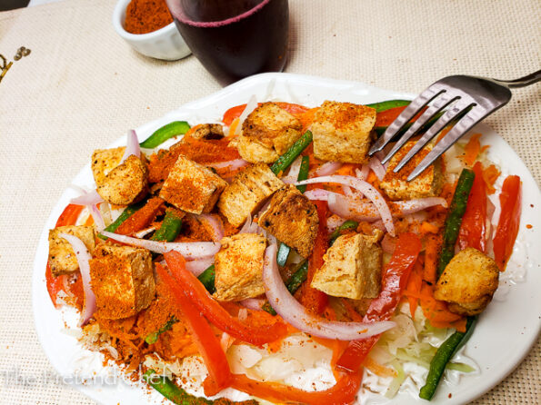 Awara cabbage salad Tofu Cabbage Salad 5 Awara cabbage salad (Tofu Cabbage Salad)
