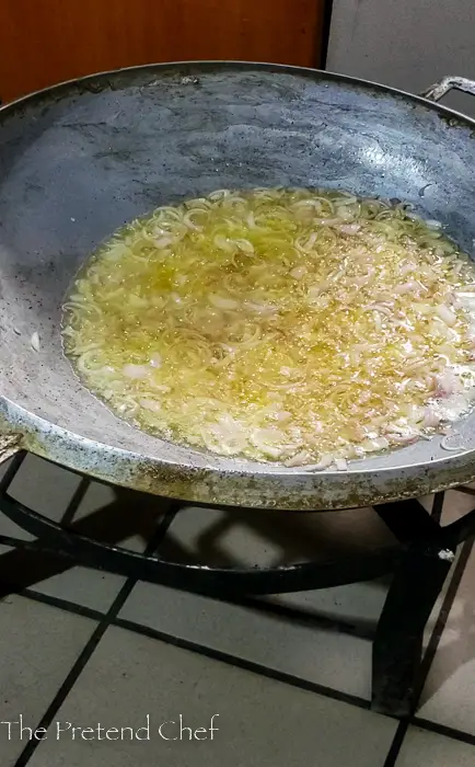 onions frying