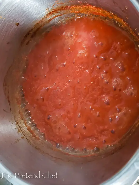 boiling pepper mix
