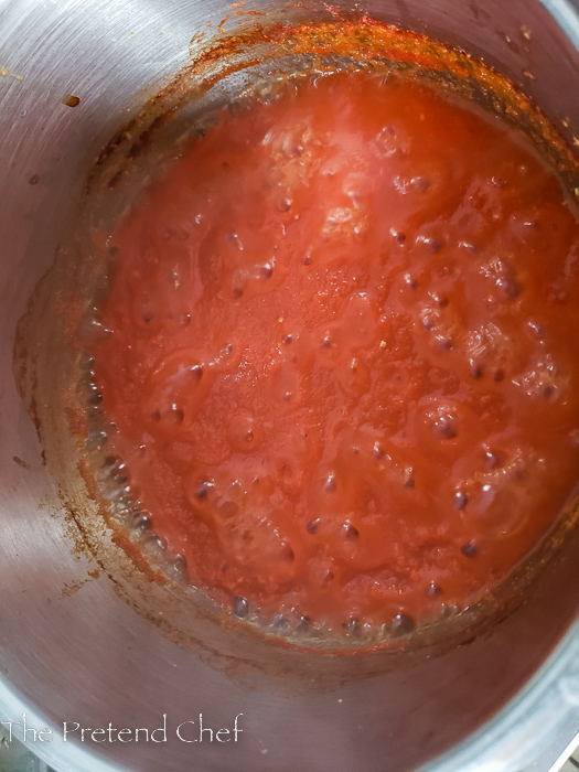 boiling pepper mix