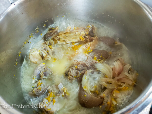 Atama with waterleaf 4 How to Prepare Atama Soup with Waterleaf