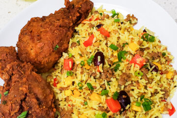 Rich & Delicious Nigerian dirty rice recipe