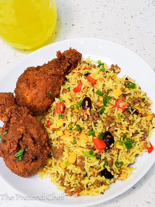 Rich & Delicious Nigerian dirty rice recipe