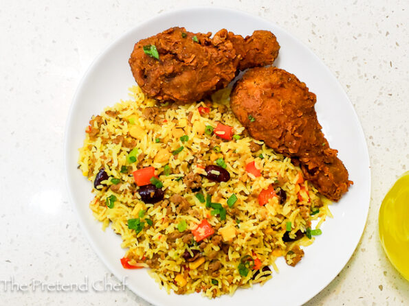 Rich & Delicious Nigerian dirty rice recipe